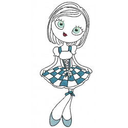 Stickdatei - Bayrisches Mädel 4